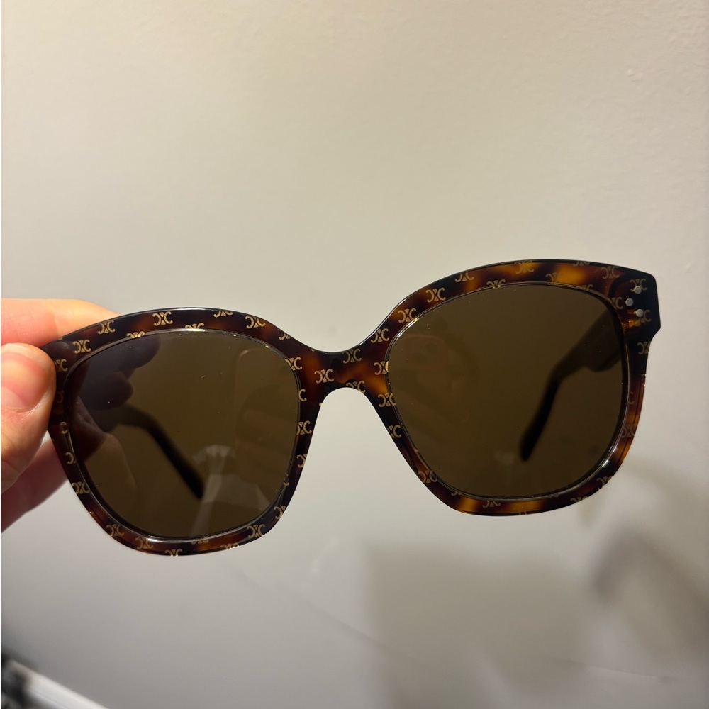 Celine Tortoise Shell Sunglasses - Picture 3 of 8